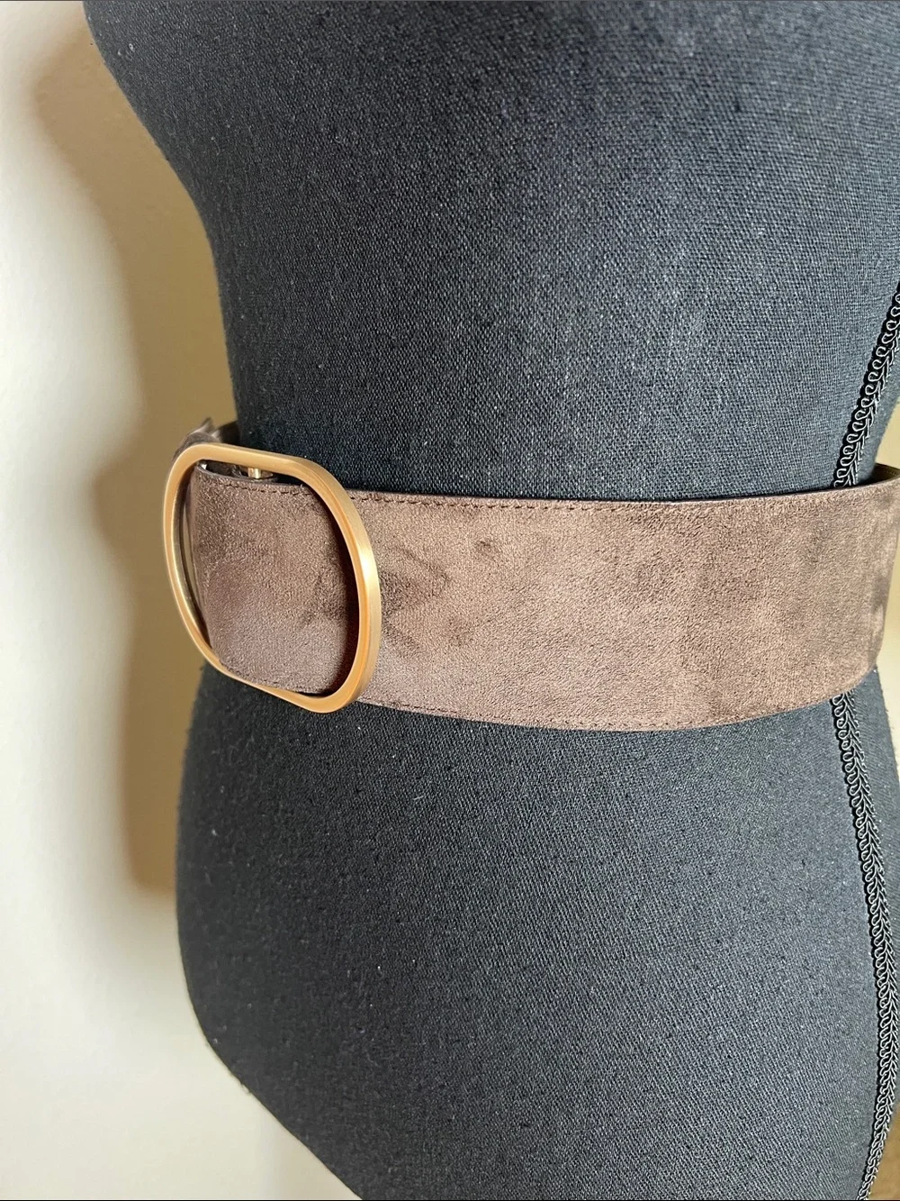 Banana Republic Women’s Wide Vegan Suede Belt in Size XS NWOTs in Espresso
